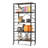 Beljot 30'' W Metal Shelving Unit with Wheels