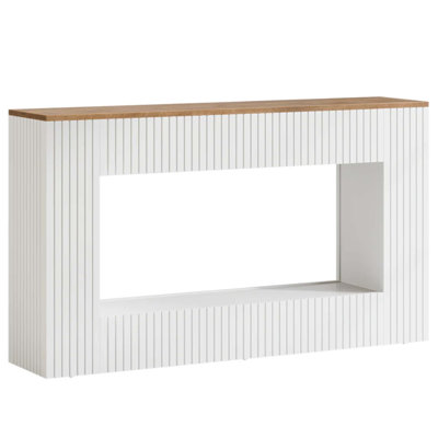 Modern Design Entryway Table with Ample Storage, Durable and Versatile for Any Home Decor