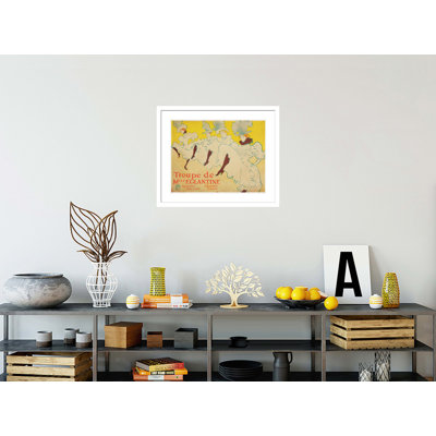par Henri de Toulouse-Lautrec, impression giclée encadrée