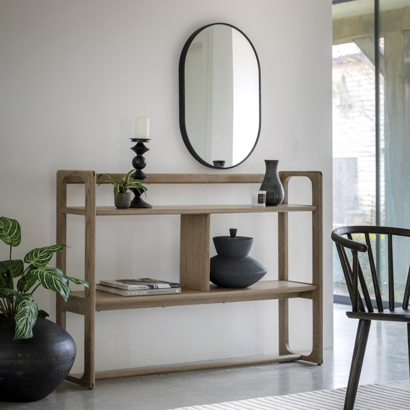 97.5cm H Media Shelves, Smoked