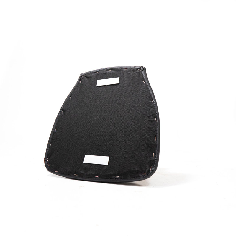 Seat Cushion Faux Leather For Napoleon/Tiffany Chair, 38.5X40X2.5Cm (Wxdxh), Black