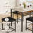 Space-Saving 4-Piece Dining Table Set-1090287598