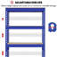 70cm W Manufactured Wood Height -Adjustable Shelving Unit-676522554-735619149