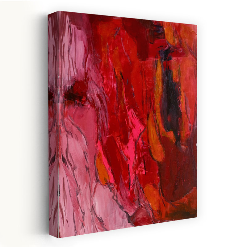 Art contemporain, art contemporain abstrait, H 48 po x l 32 po