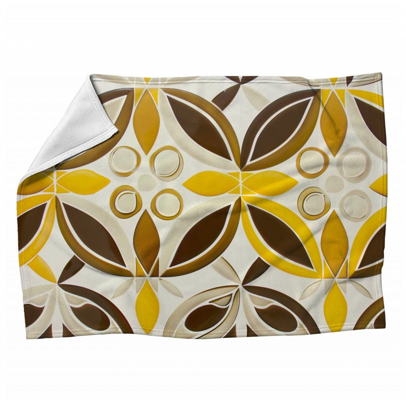 Couverture à motif Mod, Grand lit