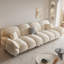 Coussin modulaire beige en polyester-555303644-555303641