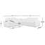 Canapé modulaire de coin Performance Power Motion de 113 po Camden-684407431