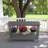 Outdoor 48'' Patio HDPE Adirondack 2-Tier Shelf Console Table, Rectangular Table Side Table, All-Weather Resistance-1156715852