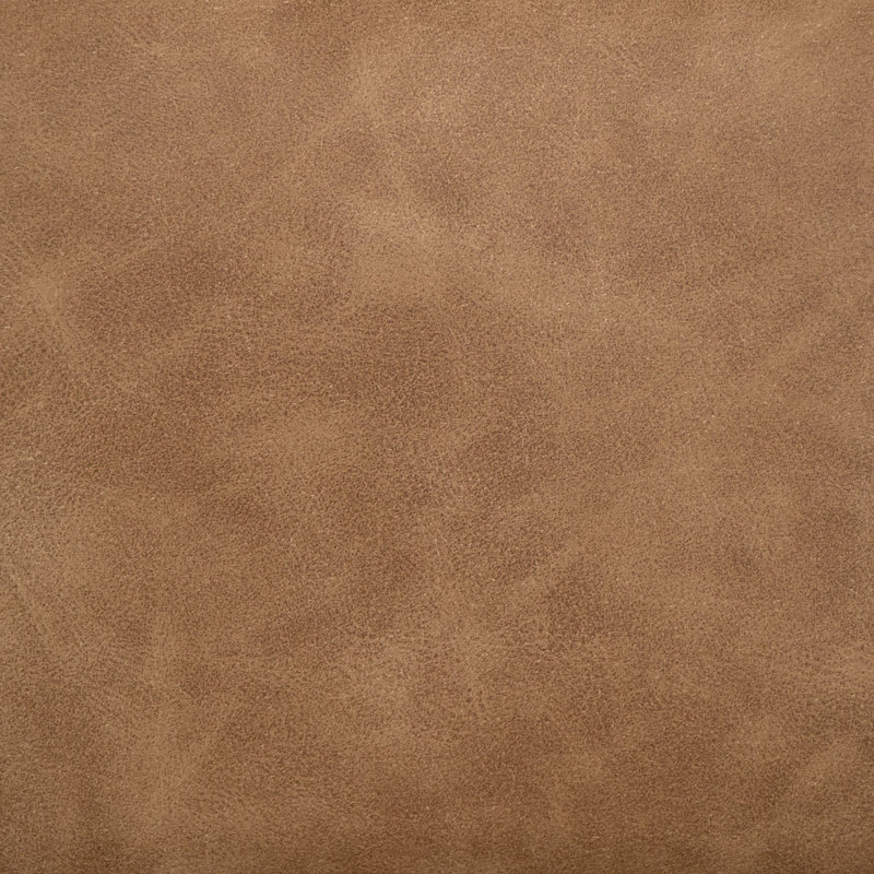 Chaise Suze, dossier arqué, Tabouret de comptoir (siège d'une hauteur de 24 p, Brun cognac