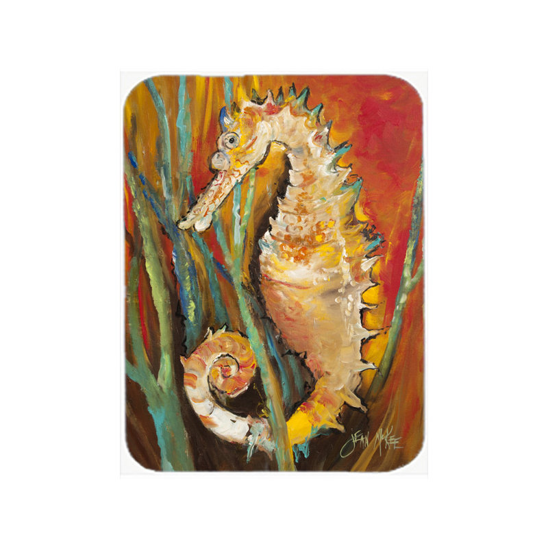 East Urban Home Seahorse Glass Cutting Board