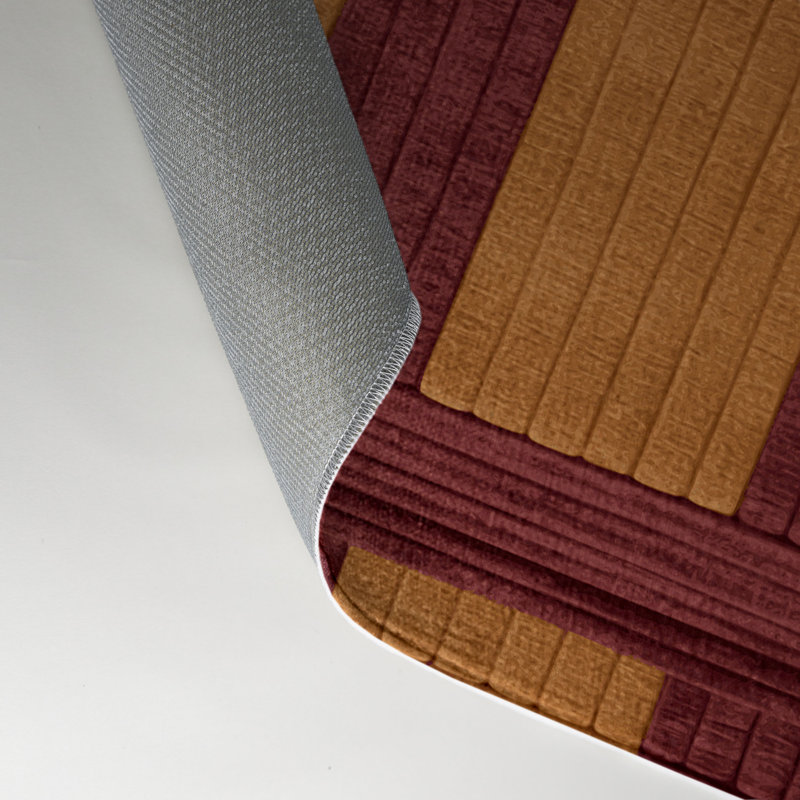 Tapis rouge intérieur et extérieur Trellis, Rectangle 5 pi x 7 pi