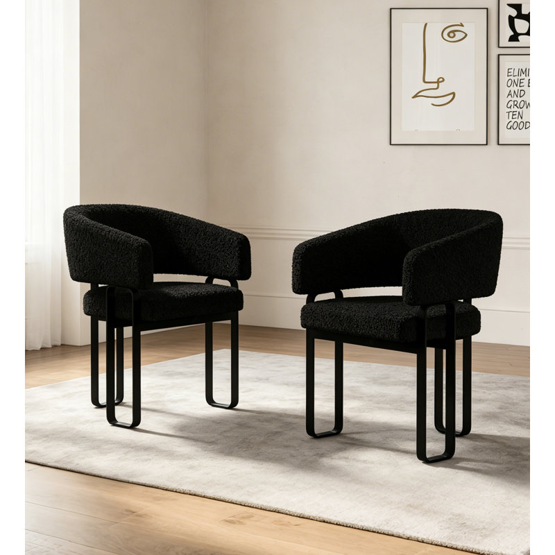 Ensemble de 2 chaises de salle à manger rembourrées Modern