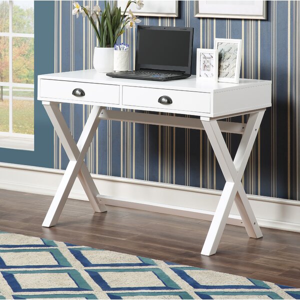 Longshore Tides Wareham Solid Wood Base Writing Desk & Reviews | Wayfair