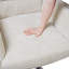 Fauteuil d'appoint pivotant avec repose-pieds Upholstery-1510134190