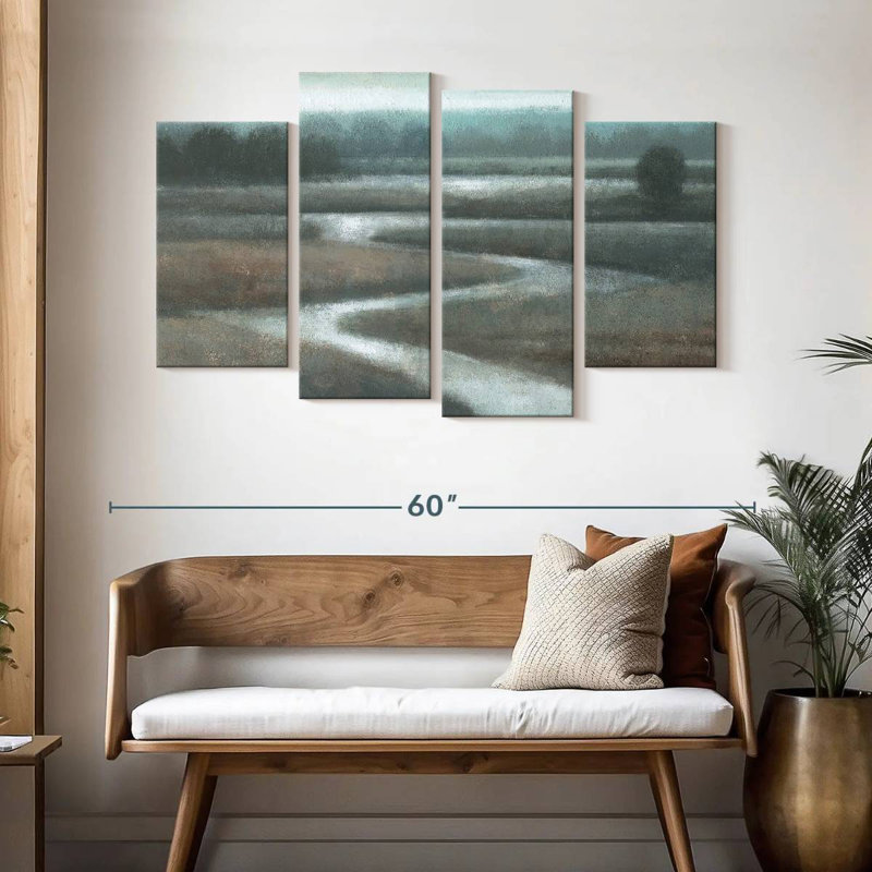 Alvord Meandering Stream, 32" H x 52" W