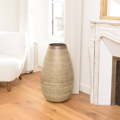 Cassina Aluminum Floor Vase