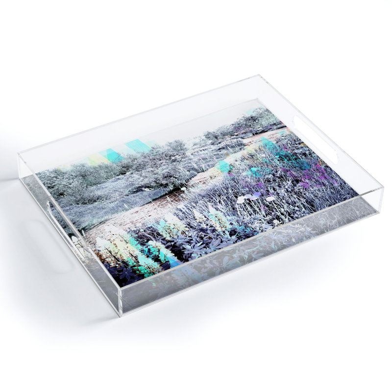 Plateau en acrylique Gabriela Fuente Matilda, H 1 po x l 8 po x L 6 po