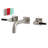 Kingston Brass Concord Two-Handle 3-Hole Wall Mount Bathroom Faucet-50579860-115315623