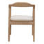 Chaise d'appoint moderne et rembourrée