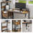 Versatile Computer Desk With Power Outlet, Storage Shelves, USB Ports, And RGB LED Lights For Home Office And Gaming-477707715