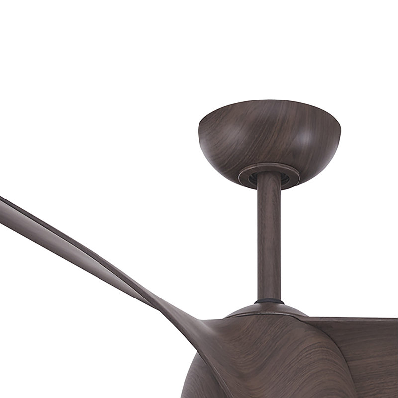 Minka Aire Airewave - 65" Led Ceiling Fan, Dark Maple, Dark Maple, Dark Maple