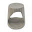 Table d'appoint creuse, texture semblable au bois