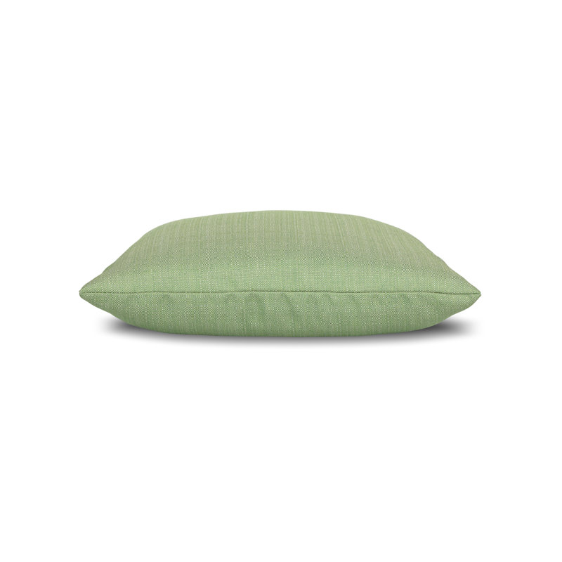Micro Fringe Outdoor Square Sunbrella® Pillow Cover & Insert, Carbon, Square 20"