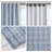 Polyester Plaid Curtain Panel With Fleece Lining-1942523107