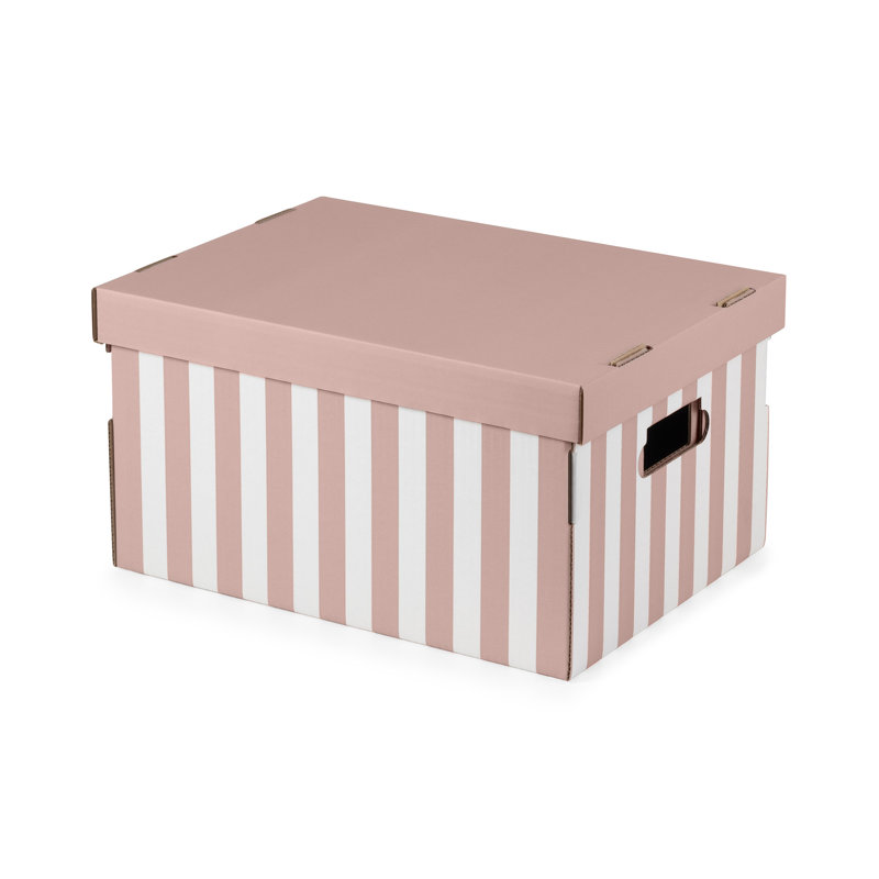 Breakwater Bay Decorative Bin, Pink