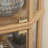 Lighted Corner Curio Cabinet - Elegant Glass Display Case For Living Room & Bar Storage - For Antique Collections & Wine - Includes Built-In Lighting - Light Oak Finish-127533422