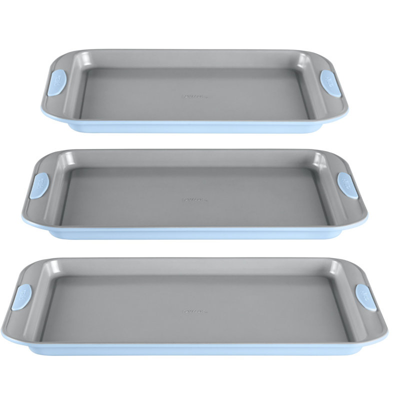Pyrex Metal Bakeware 3-pc Cookie Sheet Set