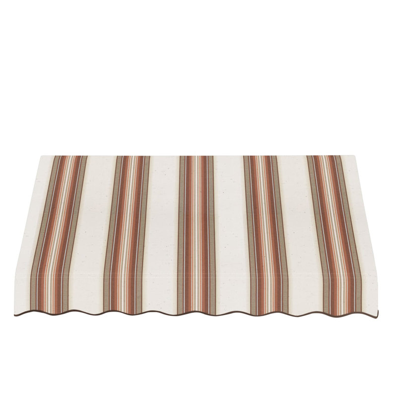 Auvent fixe en tissu acrylique San Francisco Awntech, H 31 po x l 100,5 po x P 24 po