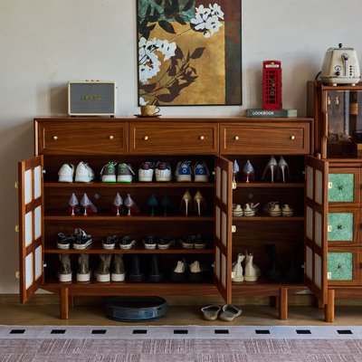 Rangement à chaussures moderne de style rétro