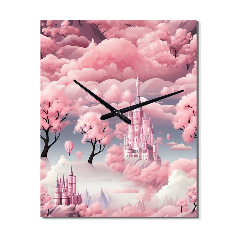 Janiel - Horloge murale moderne Paysages, Grand