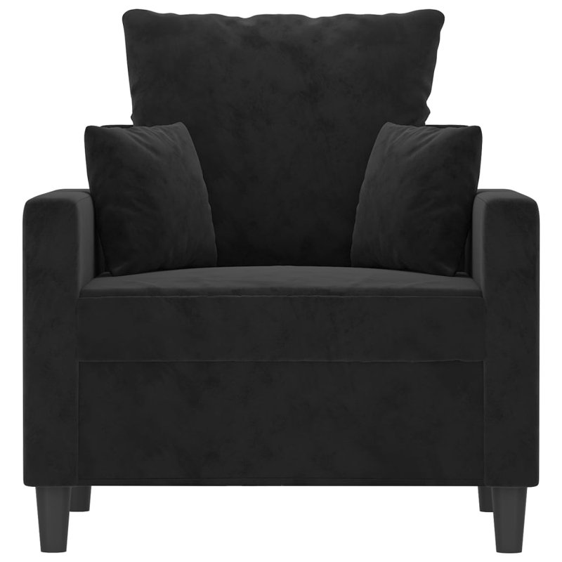 Canapé rembourré 30,7 po Anderjack, 100 % polyester vert foncé