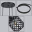 Luminaire suspendu pour îlot de cuisine 3 lumières avec abat-jour cage cage d'escalier noir 3 lumières