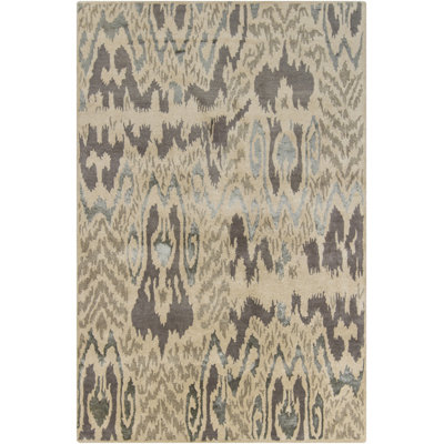 Rupec Tan Abstract Area Rug