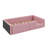 Twin Size Textile-Wrapped Platform Bed Equipped With Safety Rail And Integrated Charging Port