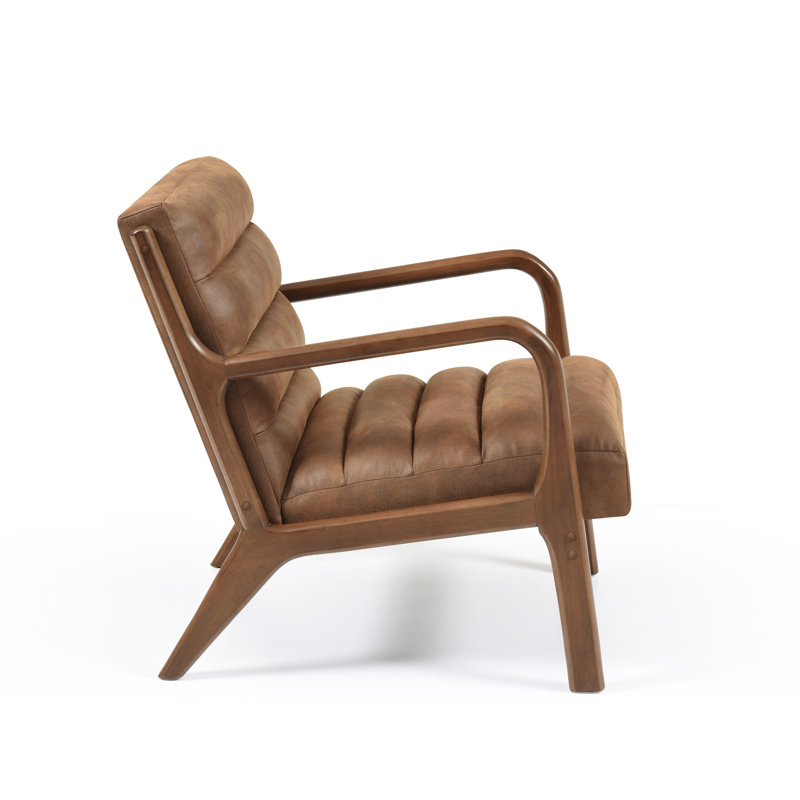 Hayle Faux Leather Armchair