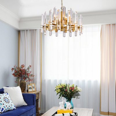 Lustre en cristal 12 lumières Transitional