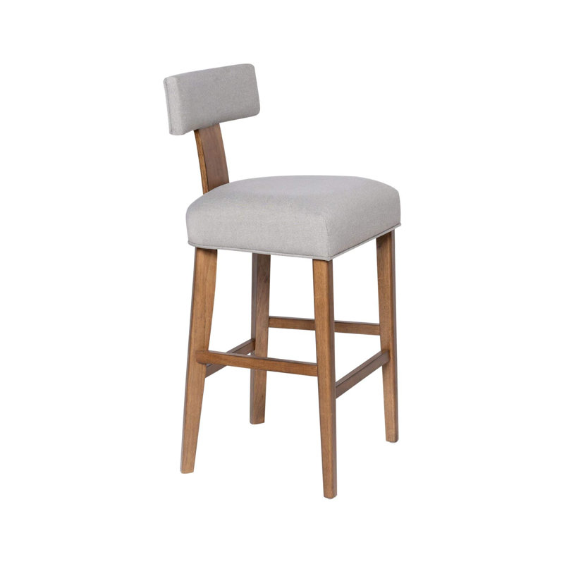 Thalia T-Back Counter Stool with Fully Upholstered Cushion, Bar Stool (29" Seat Height)