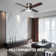 Prism 42 inch Brushed Nickel LED Ceiling Fan with Light Kit and Remote Control