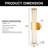 3 In 2-Light Crystal Bathroom Wall Sconce, Vertical Horizontal Wall Mount Vanity Light Fixture-103673645