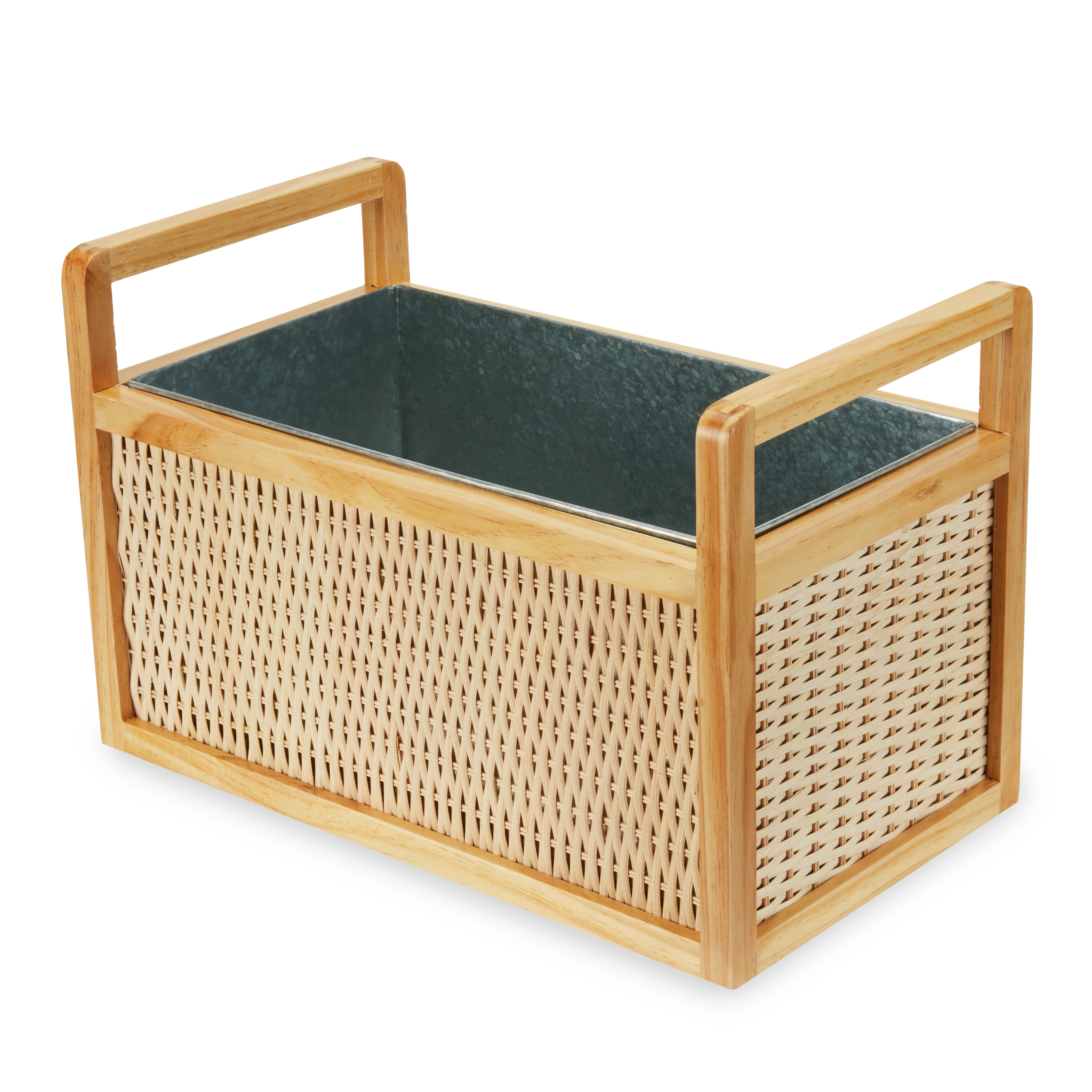 Twine Rattan & Wood Beverage Tub | Wayfair
