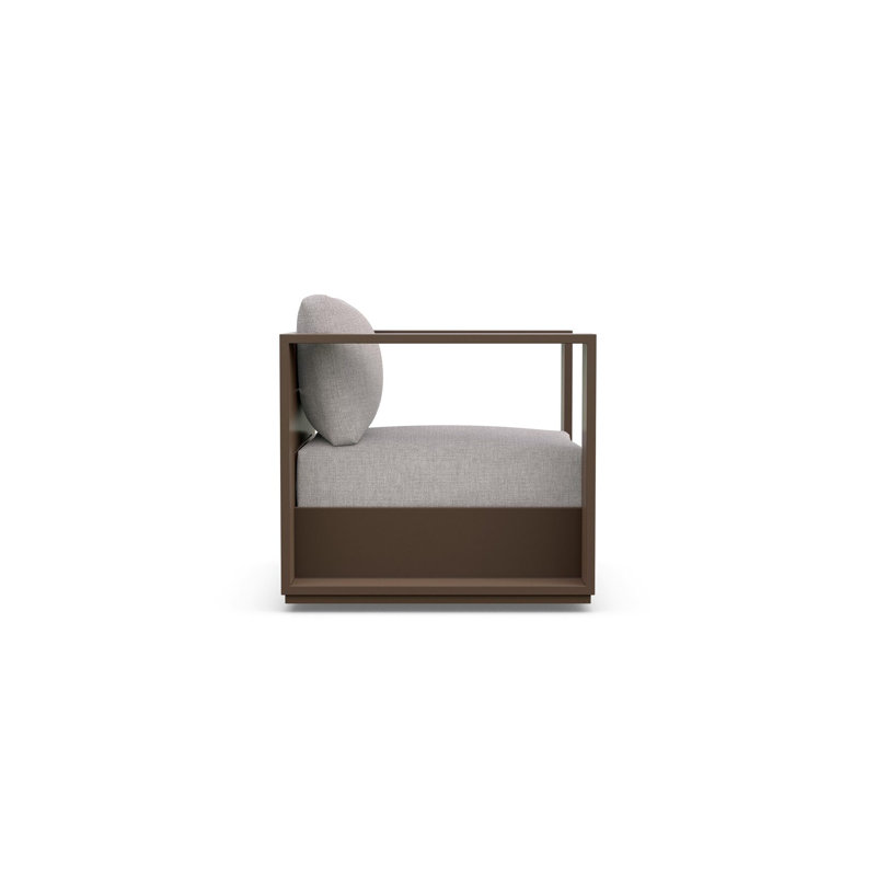 Sydney Swivel Club Chair Cushion, Bronze, Fawn