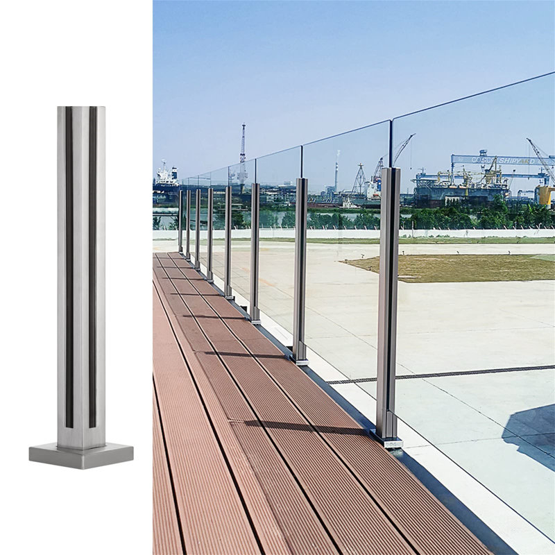 65cm H x 13cm W Glass Stair Baluster