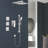 1-Spray 11.8 In. Wall-Mounted Dual Fixed And Handheld Shower Head 2.5 GPM With Slide Bar, Body-Sprays-112006270