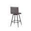 Tabouret de comptoir pivotant en similicuir