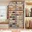 Armoire à chaussures haute, étagère à chaussures en bois 10 niveaux-1665700435