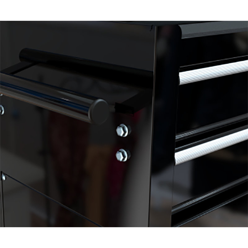 24.2" Rolling Toolbox, Black